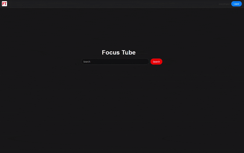 Person using FocusTube to stay on task